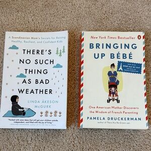 There's No Such Thing As Bad Weather & Bringing Up Bébé - White Covers